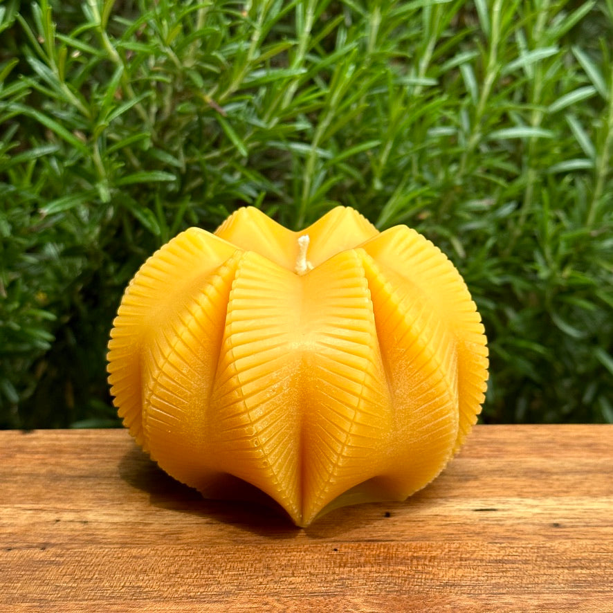 Aqua - Beeswax Candle