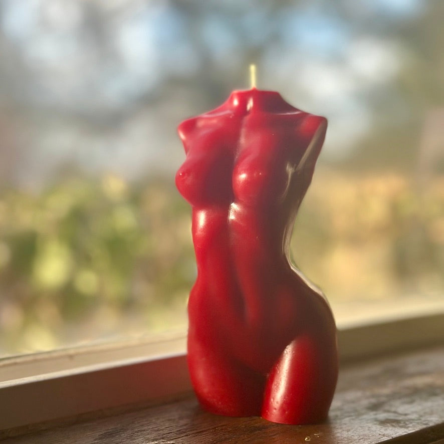 Beeswax Torso Candle #1