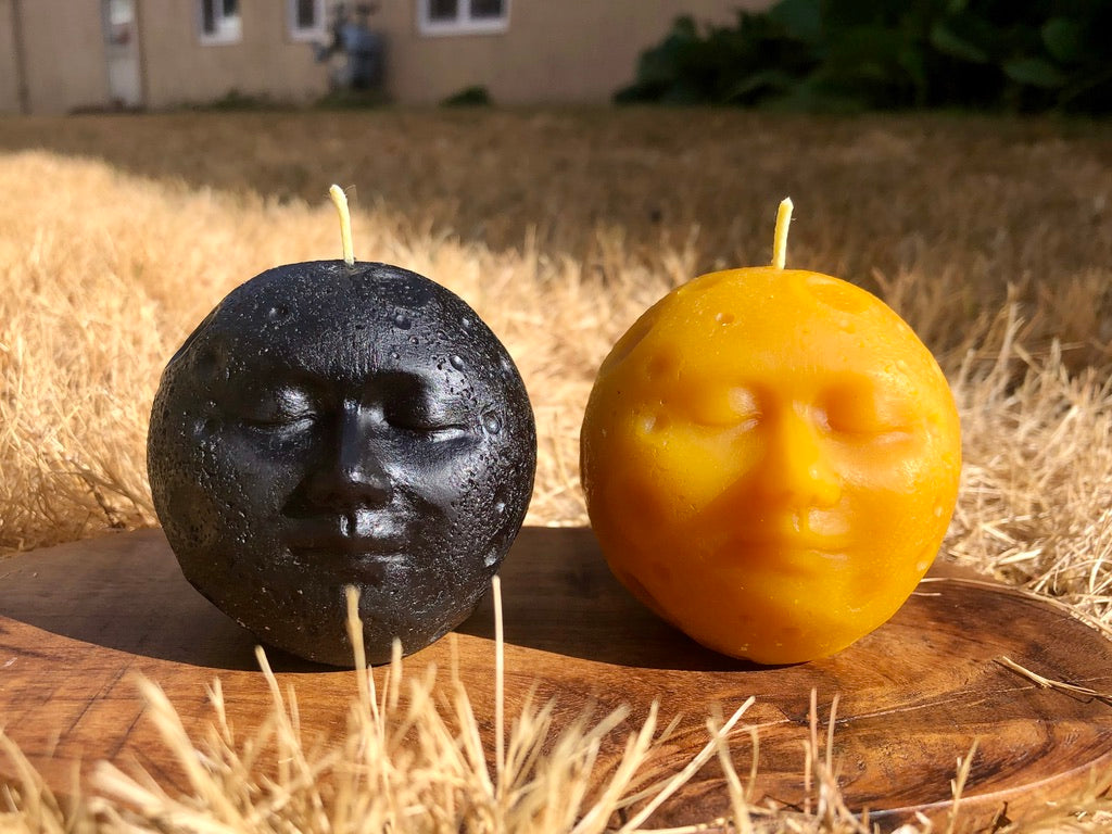Sleeping Moon Beeswax Candle