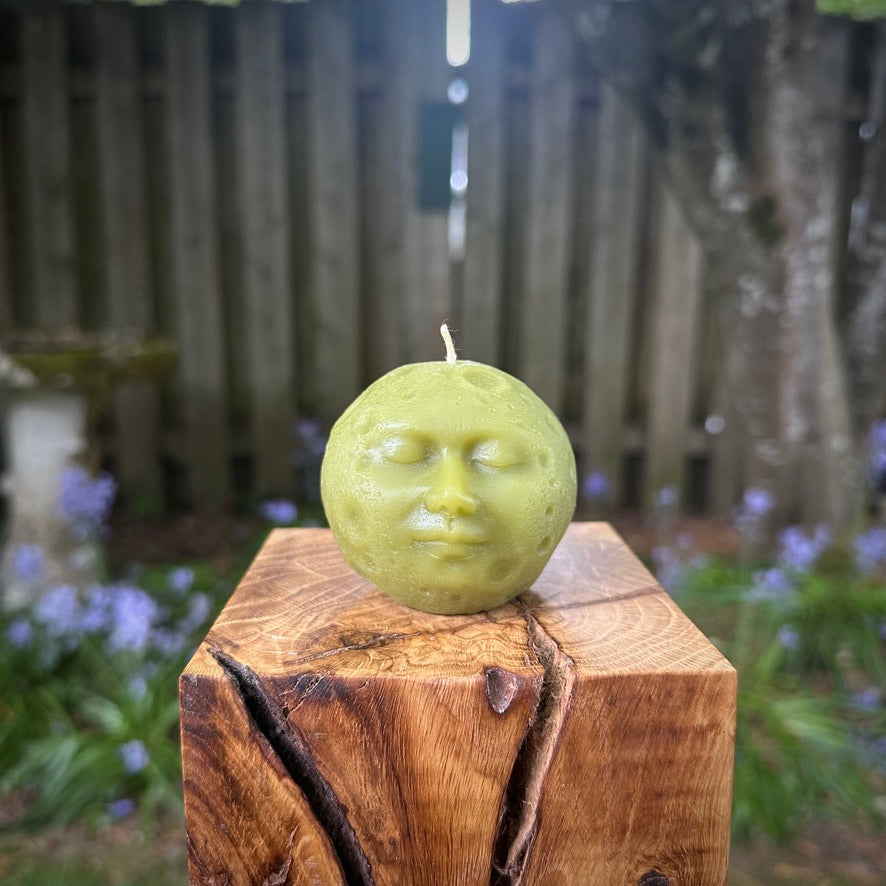 Sleeping Moon Beeswax Candle