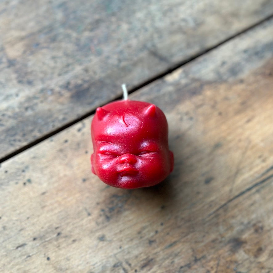 Beeswax Devil Baby Head