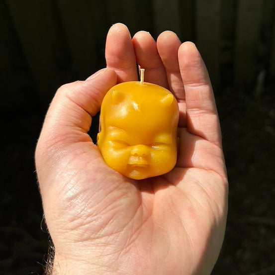 Beeswax Devil Baby Head