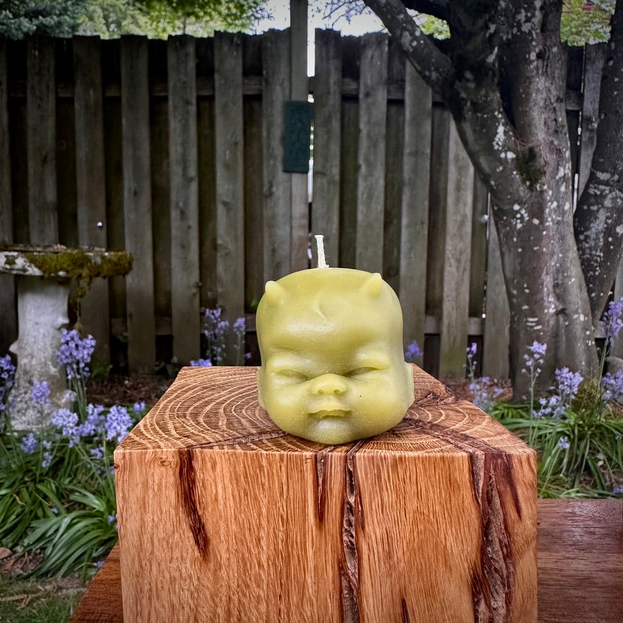 Beeswax Devil Baby Head