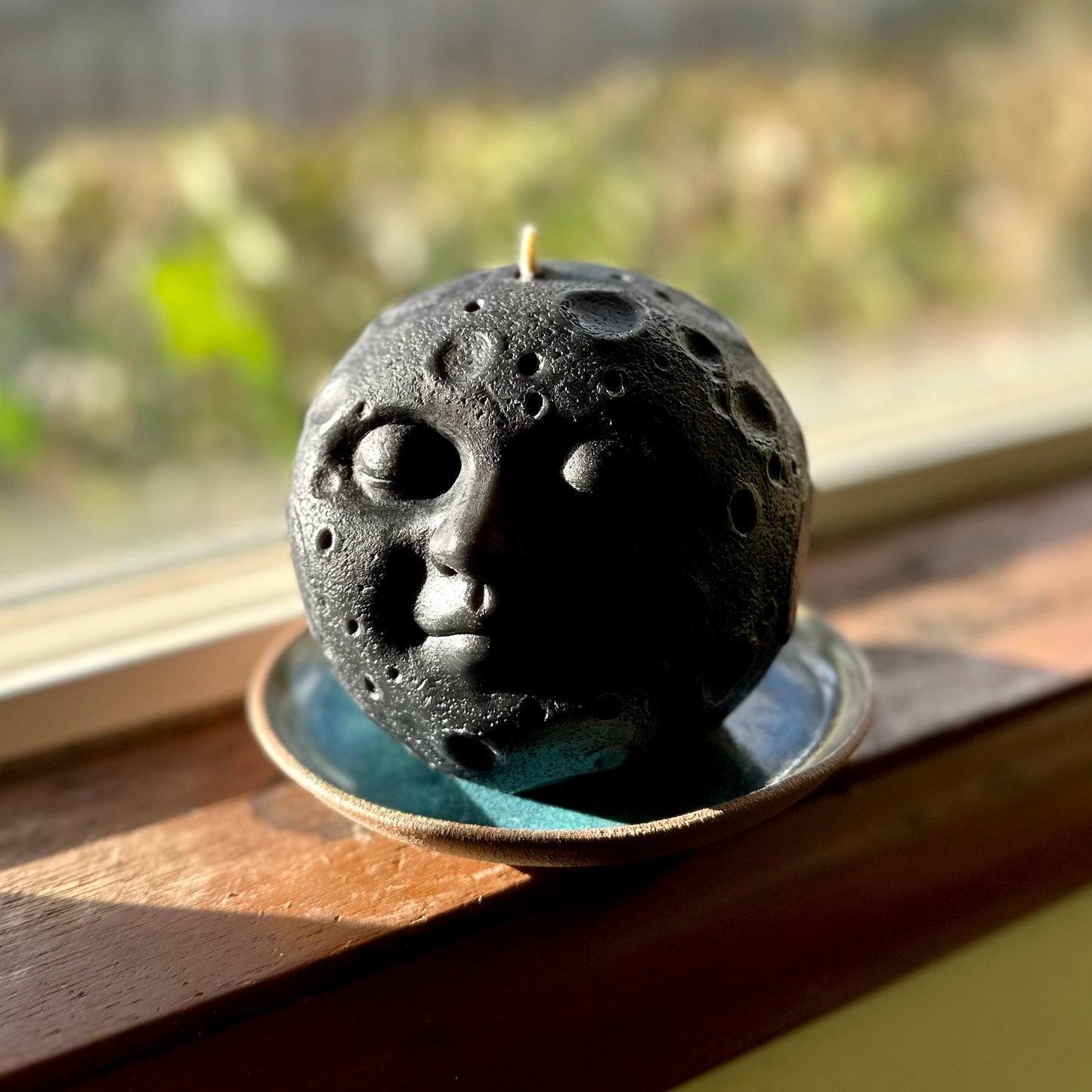 XL Sleeping Moon Beeswax Candle