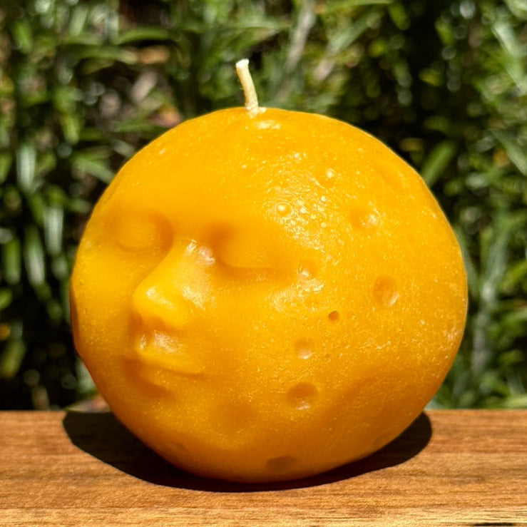 Sleeping Moon Beeswax Candle