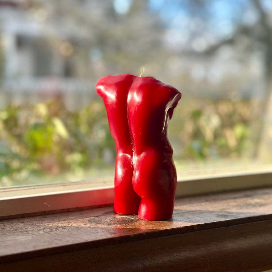 Beeswax Torso Candle #3