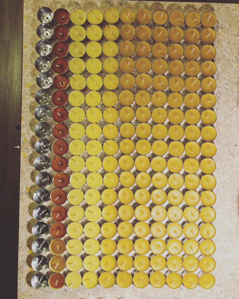 Beeswax Tea Lights - Set of 6