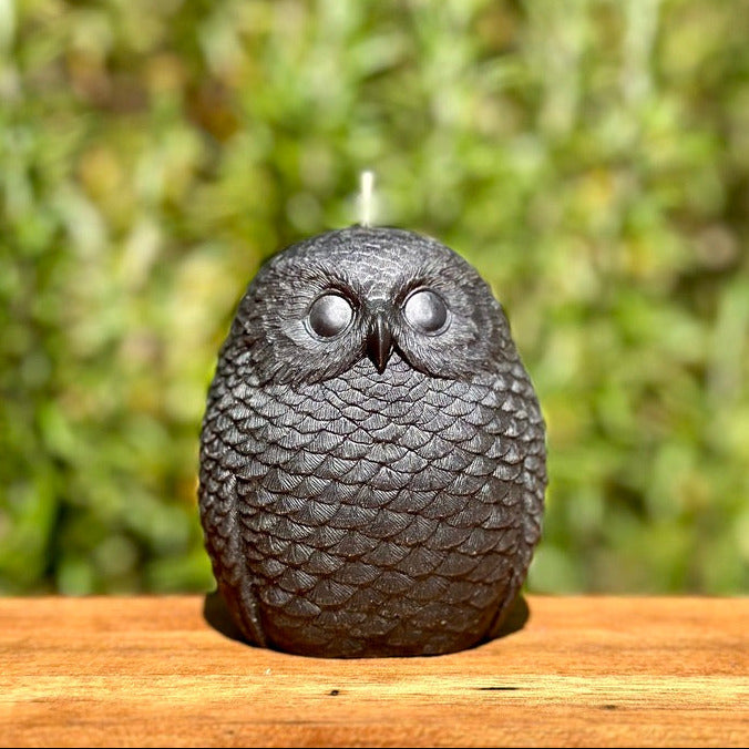 Beeswax Woodland Owl Candle