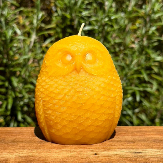 Beeswax Woodland Owl Candle