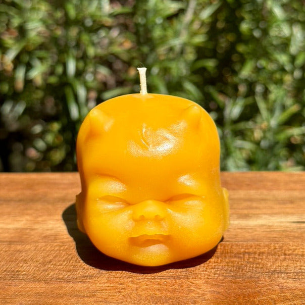 Beeswax Devil Baby Head