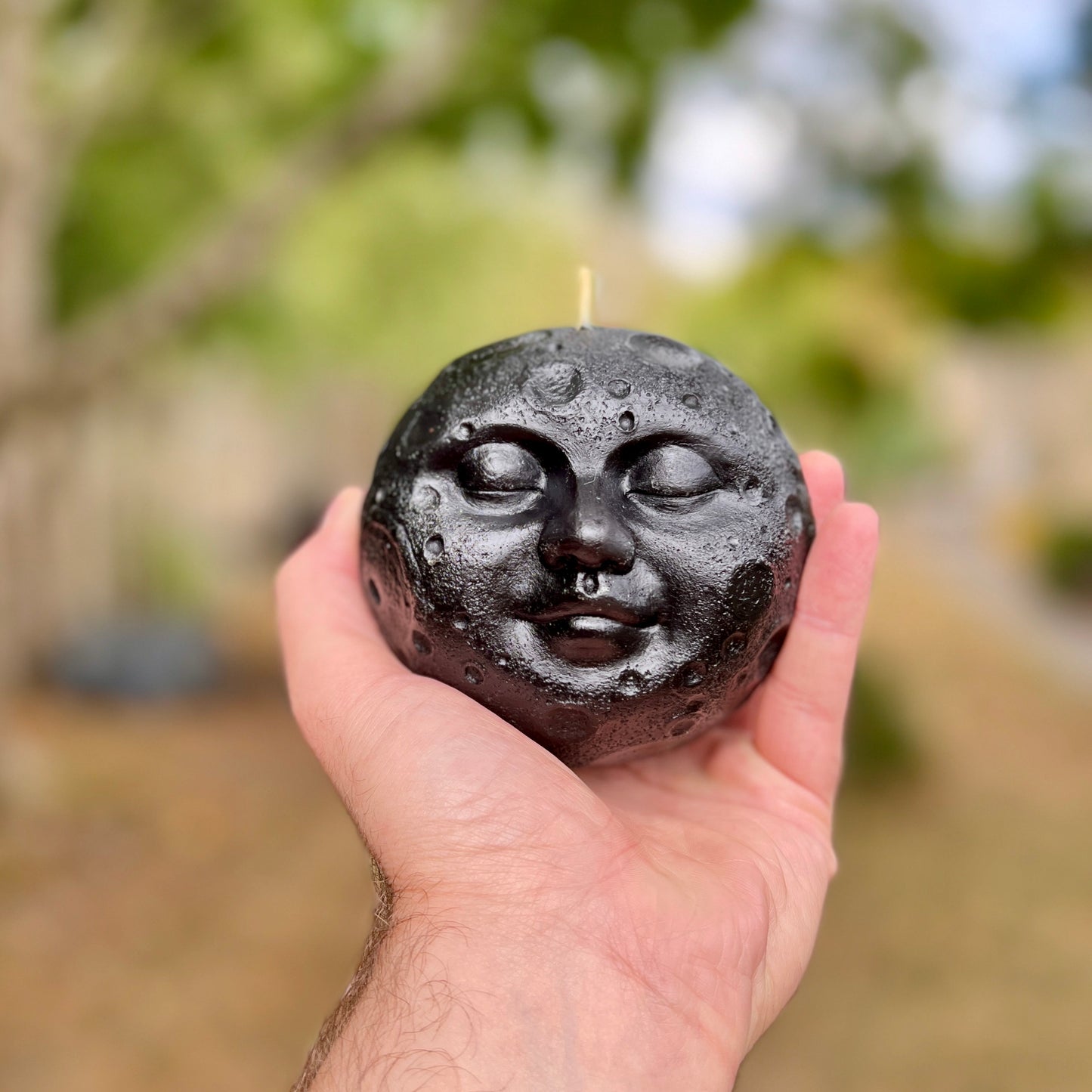XL Sleeping Moon Beeswax Candle