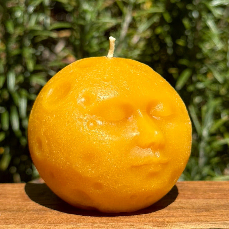 Sleeping Moon Beeswax Candle