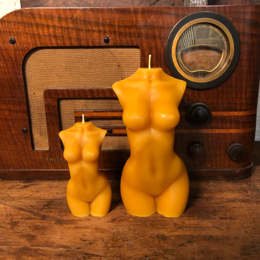 XL Beeswax Torso Candle