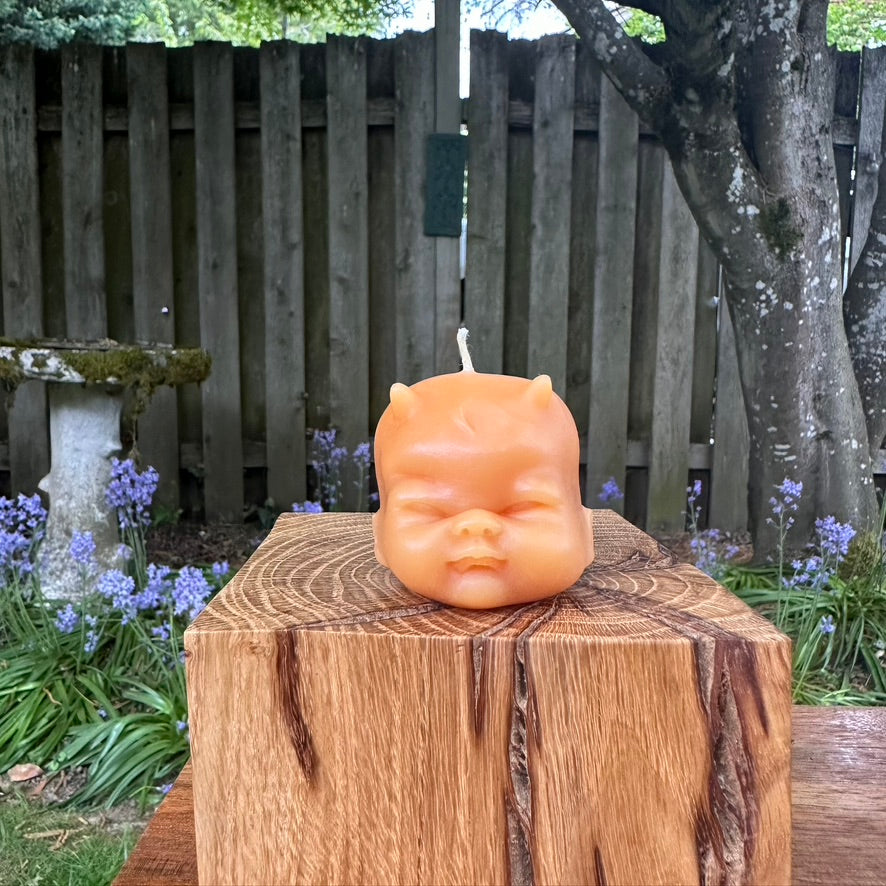 Beeswax Devil Baby Head