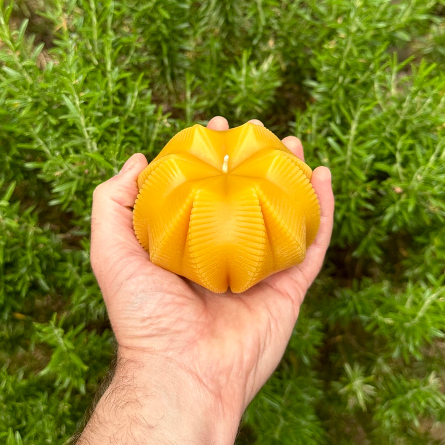 Aqua - Beeswax Candle