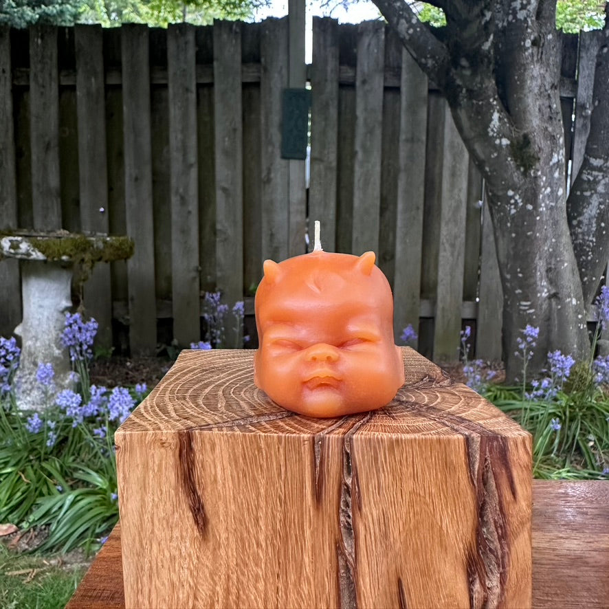 Beeswax Devil Baby Head