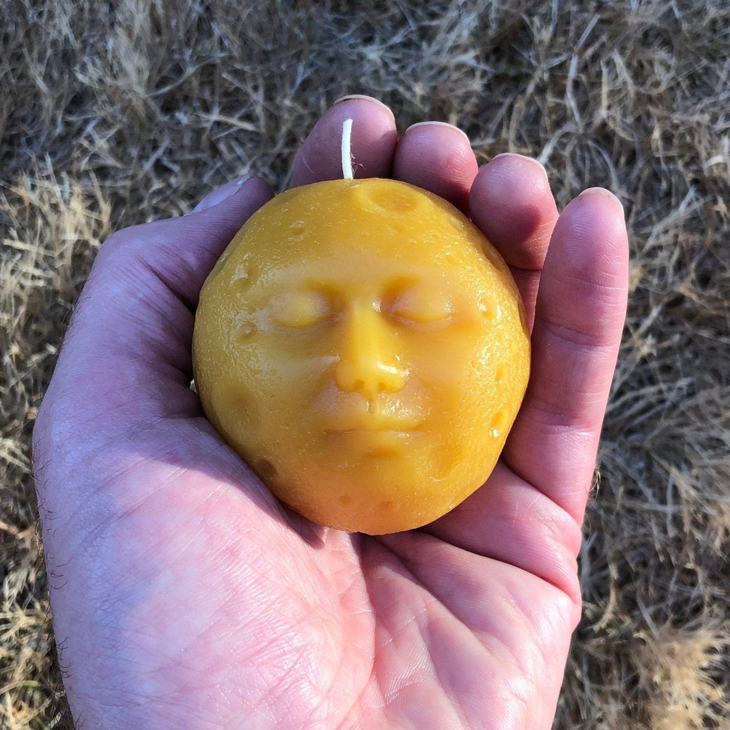 Sleeping Moon Beeswax Candle