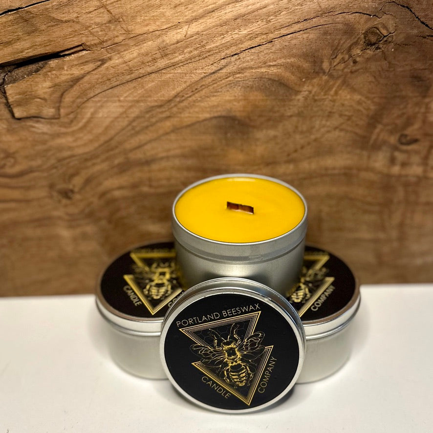 Beeswax Candle Tin