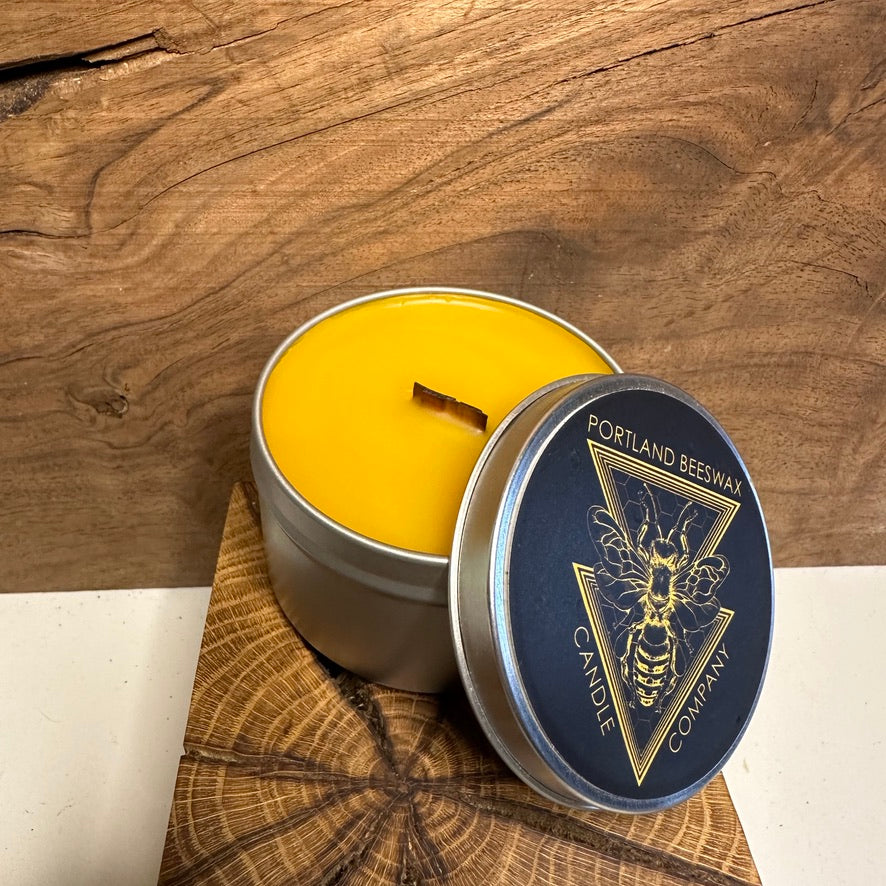 Beeswax Candle Tin