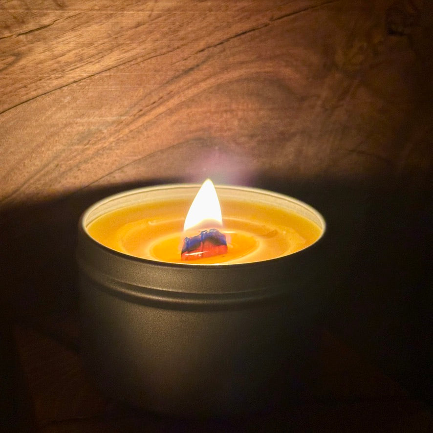 Beeswax Candle Tin